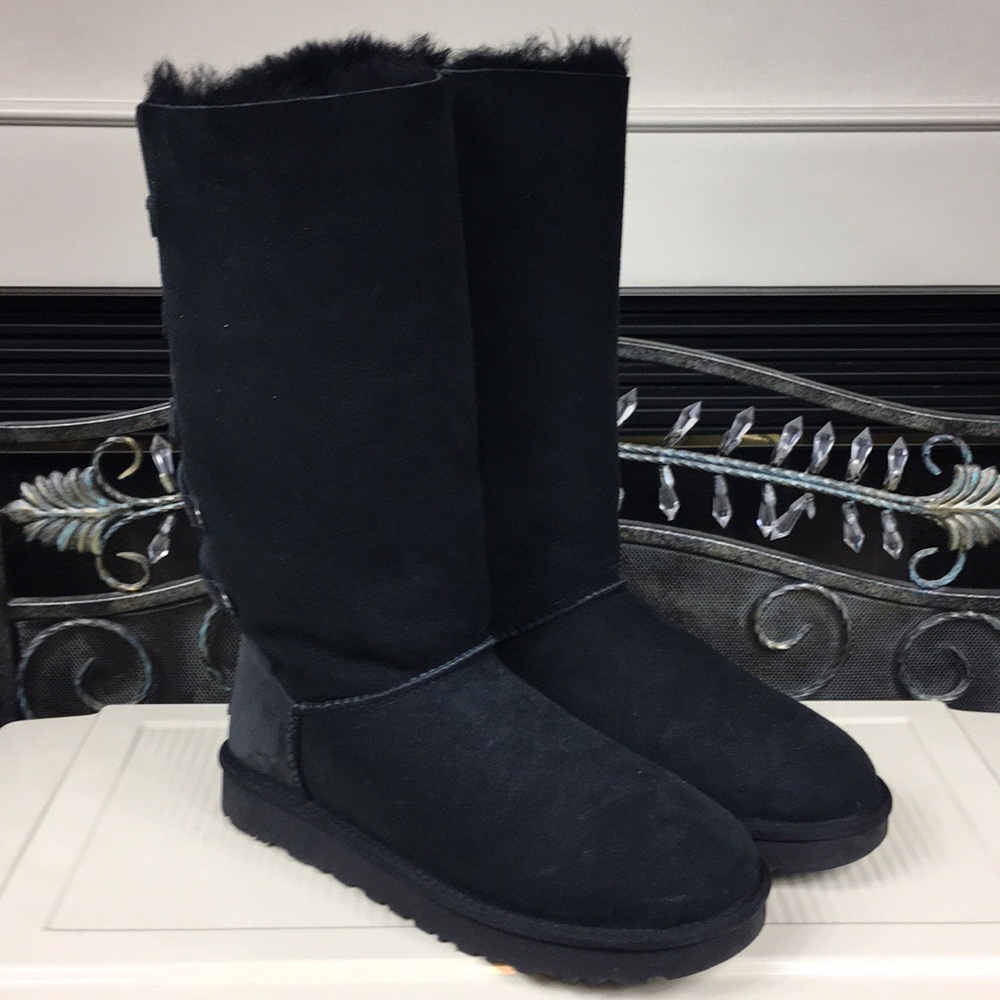 UGG Black Suede Boots